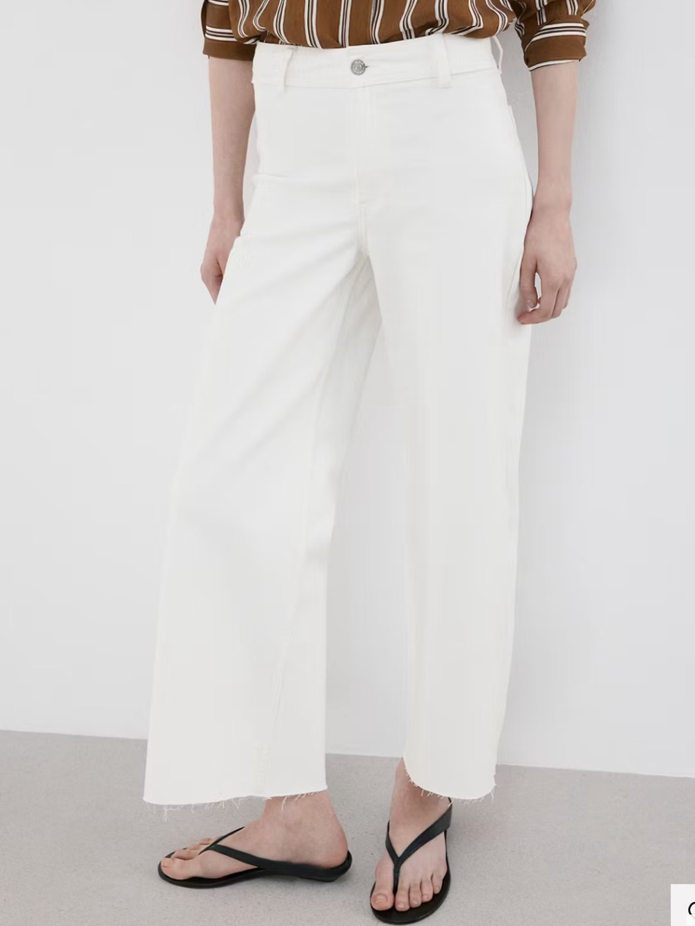 NWT Mango CATHERIN CULOTTE HIGH-RISE JEANS